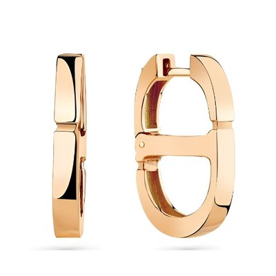 Серьги из красного золота 2