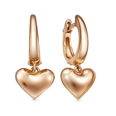 Серьги из красного золота 1