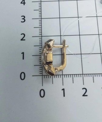 Золотые серьги 585 пробы 5