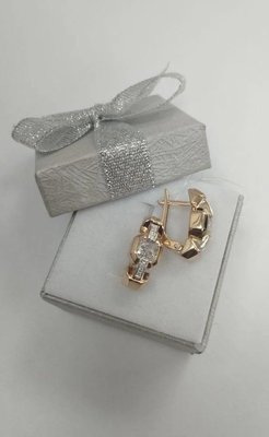 Золотые серьги 585 пробы 2