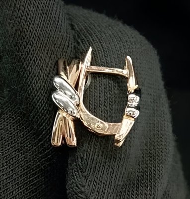 Серьги из красного золота 2