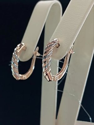 Серьги из красного золота 2