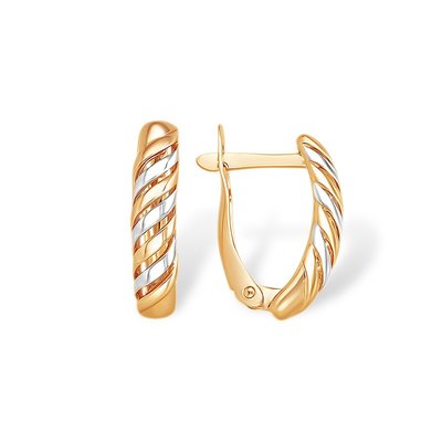 Серьги из красного золота 1