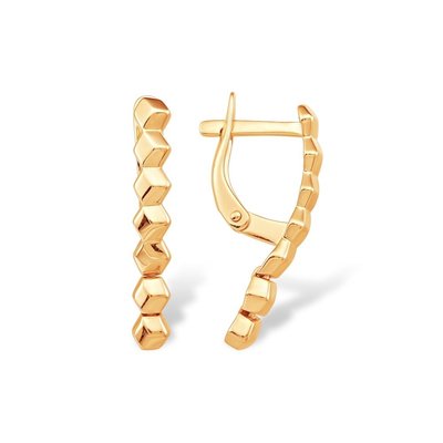 Серьги из красного золота 1