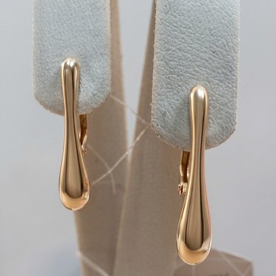 Серьги из красного золота 2