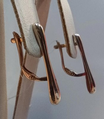 Серьги из красного золота 3