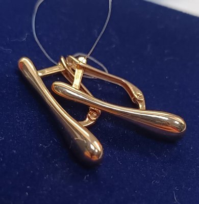 Серьги из красного золота 4