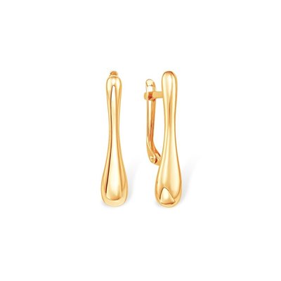 Серьги из красного золота 1