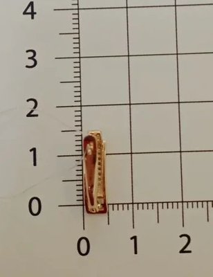 Серьги из красного золота с фианитами 6