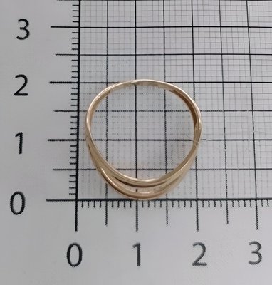 Кольцо из красного золота 2