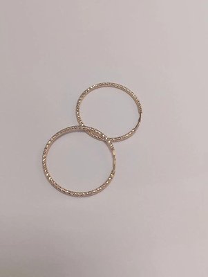 Серьги-конго из красного золота 5