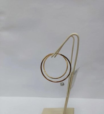 Серьги-конго из красного золота 6
