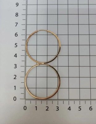 Серьги-конго из красного золота 7
