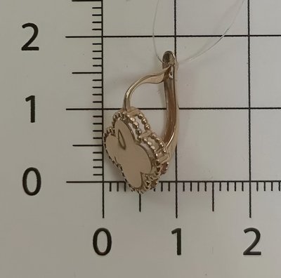 Серьги из красного золота 2