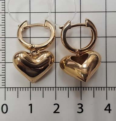 Серьги из красного золота  2