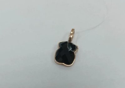 Подвеска из красного золота с агатом 3