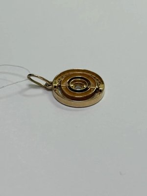 Подвеска из красного золота с фианитами 5