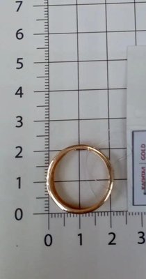 Кольцо из красного золота с фианитами 5