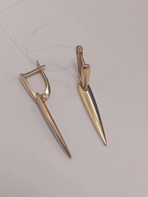 Серьги из красного золота  5