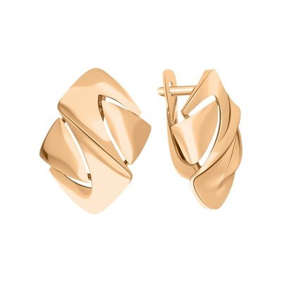 Серьги из красного золота 1