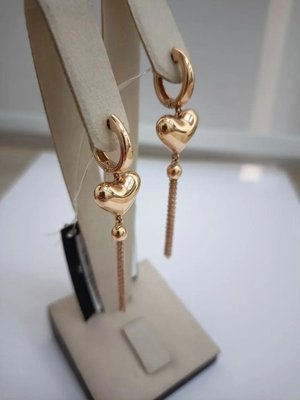 Серьги из красного золота  2