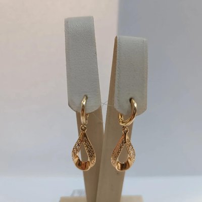 Серьги из красного золота  2