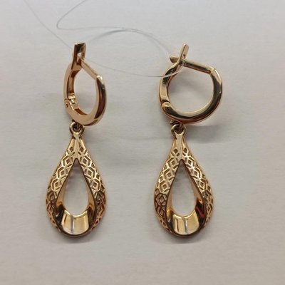 Серьги из красного золота  5