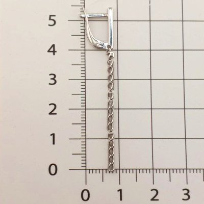 Серьги из белого золота  3