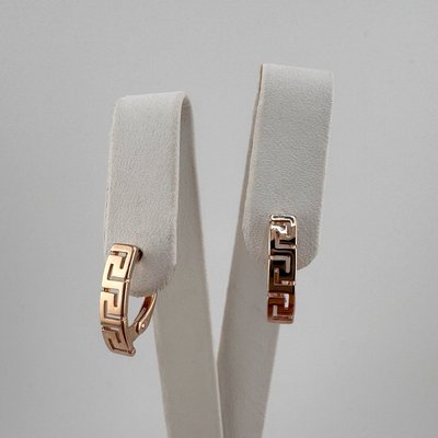 Серьги из красного золота 1