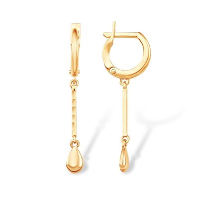 Серьги из красного золота 1