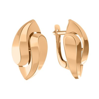 Серьги из красного золота  1