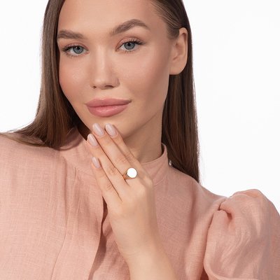 Кольцо из красного золота 6